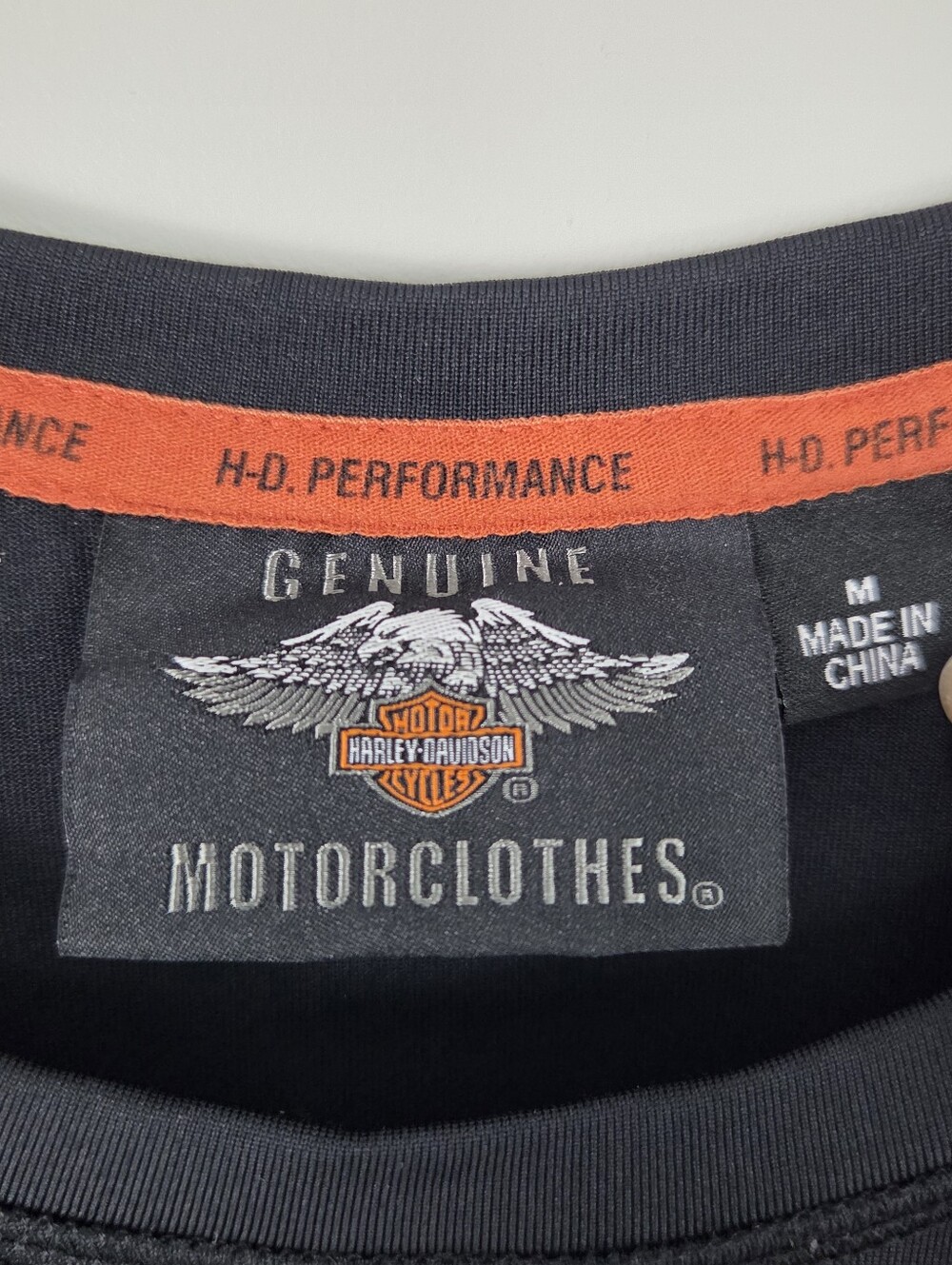 Harley-Davidson Women's Performance Coolcore Long Sleeve Thumb-Hole Black Top M - Picture 6 of 9